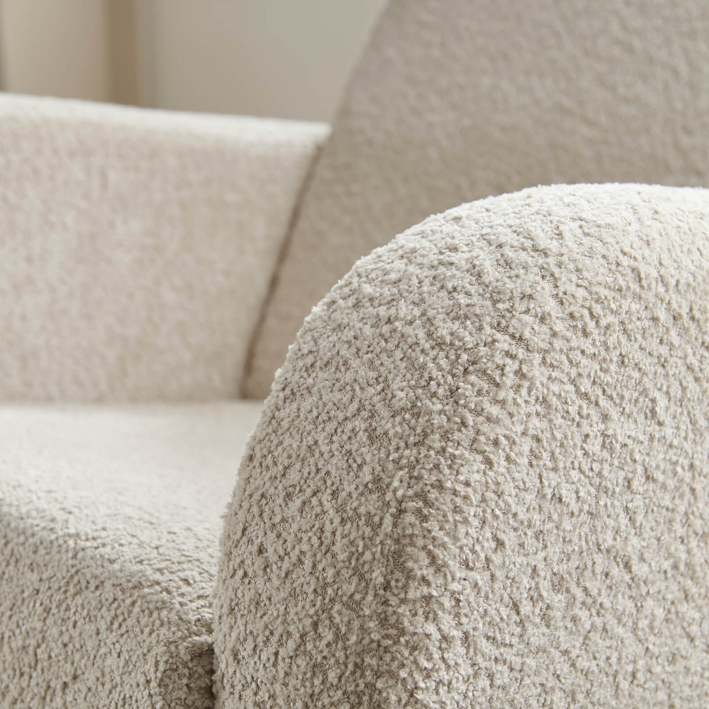 CuddleCo Etta Nursing Chair - Boucle Mushroom