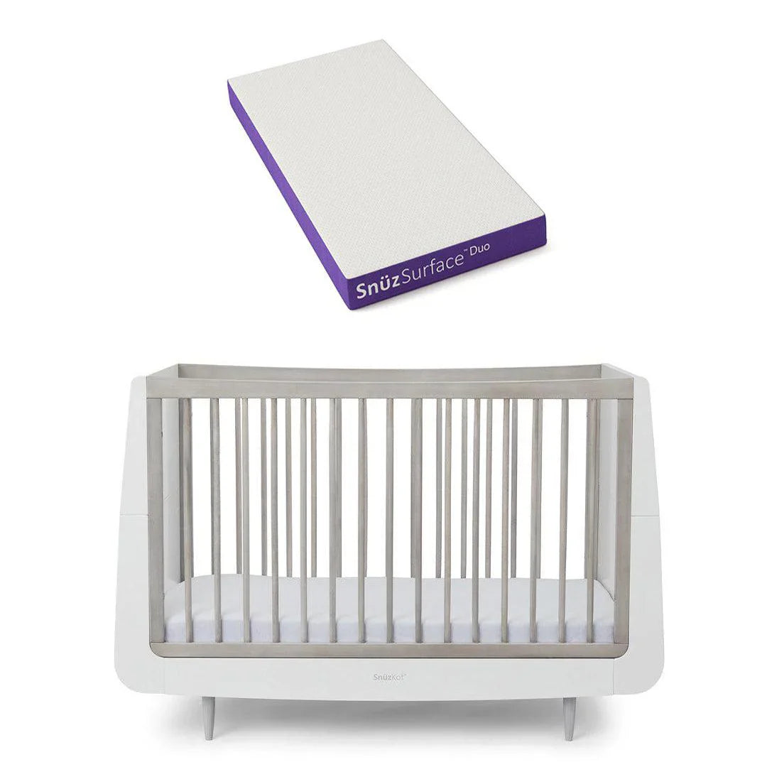 SnuzKot Skandi Cot Bed - The Natural Edit - Silver Birch