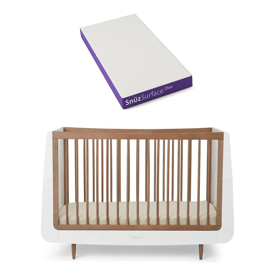 SnuzKot Skandi Cot Bed - The Natural Edit - Walnut