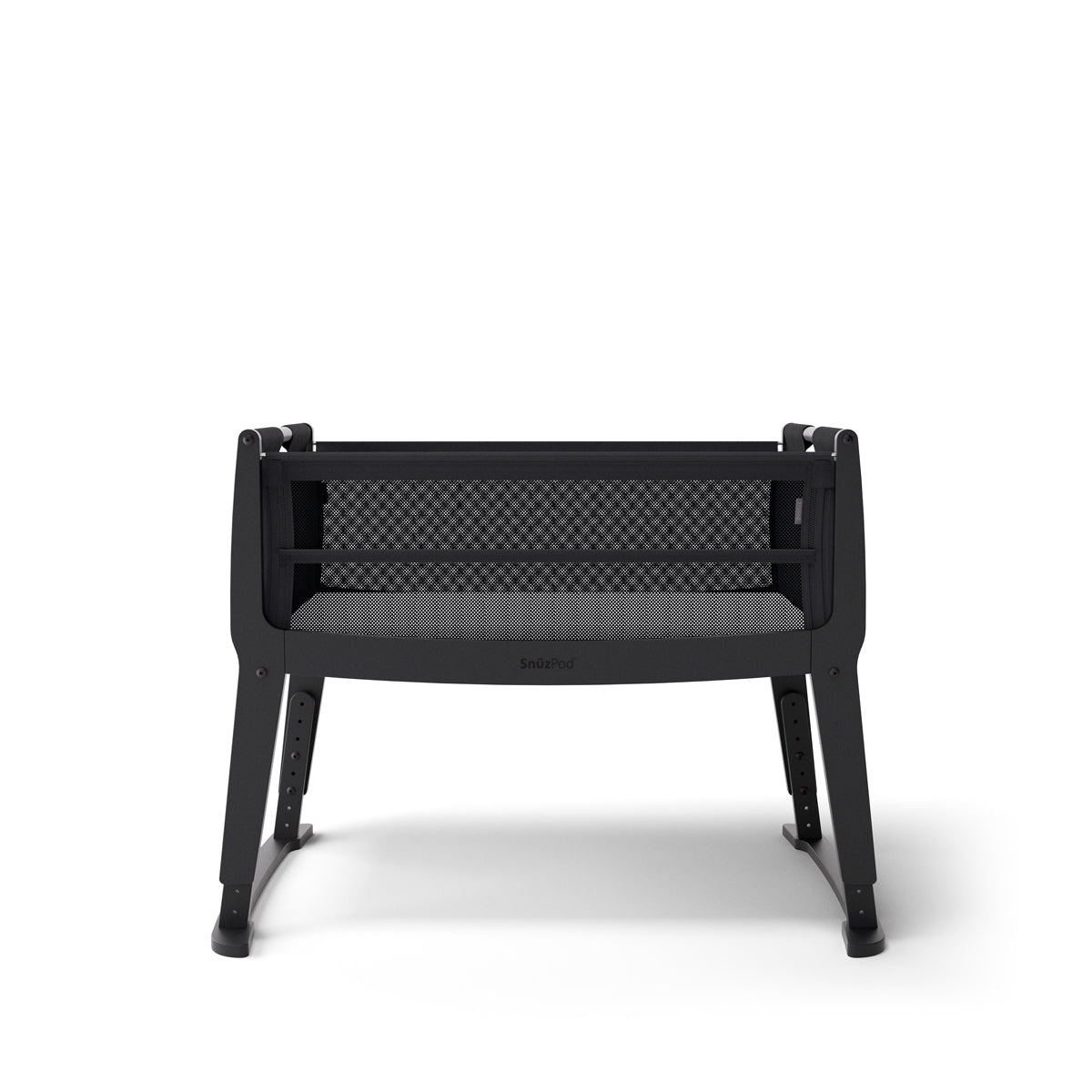 SnuzPod Studio Bedside Crib with mattress - Brooklyn Graphite