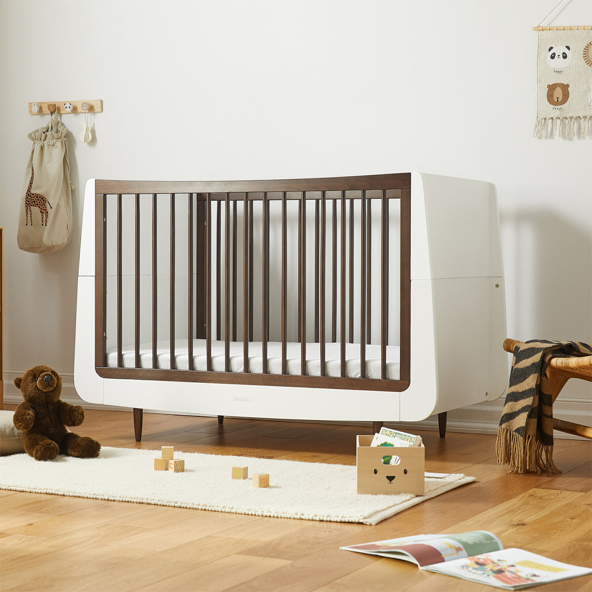 SnuzKot Skandi Cot Bed  - The Natural Edit - Ebony