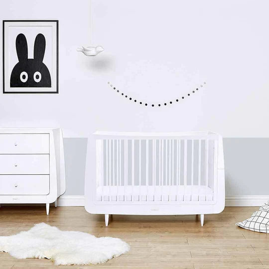 SnuzKot Skandi 2 Piece Nursery Furniture Set - White