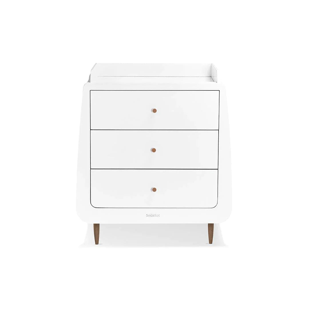 SnuzKot Skandi - The Natural Edit - 2 Piece Nursery Furniture Set - Walnut